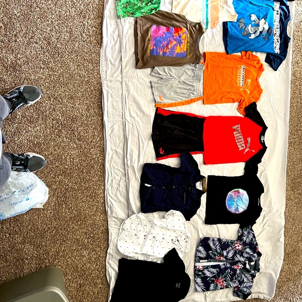 Lot of boys size 5 Shirts and Shorts